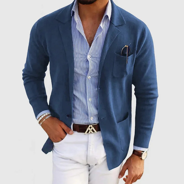 DUMONT LYON | LUXÉIÖS BLAZER FÜR HÄRREN AUS ROMANTESCHEM MATERIAL