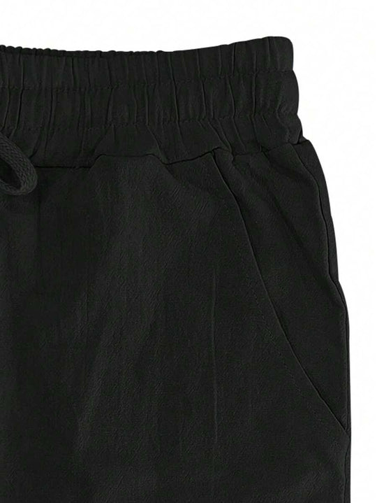 MATHIS | Liewegen Halblang Linnen-Hose mat Kordel