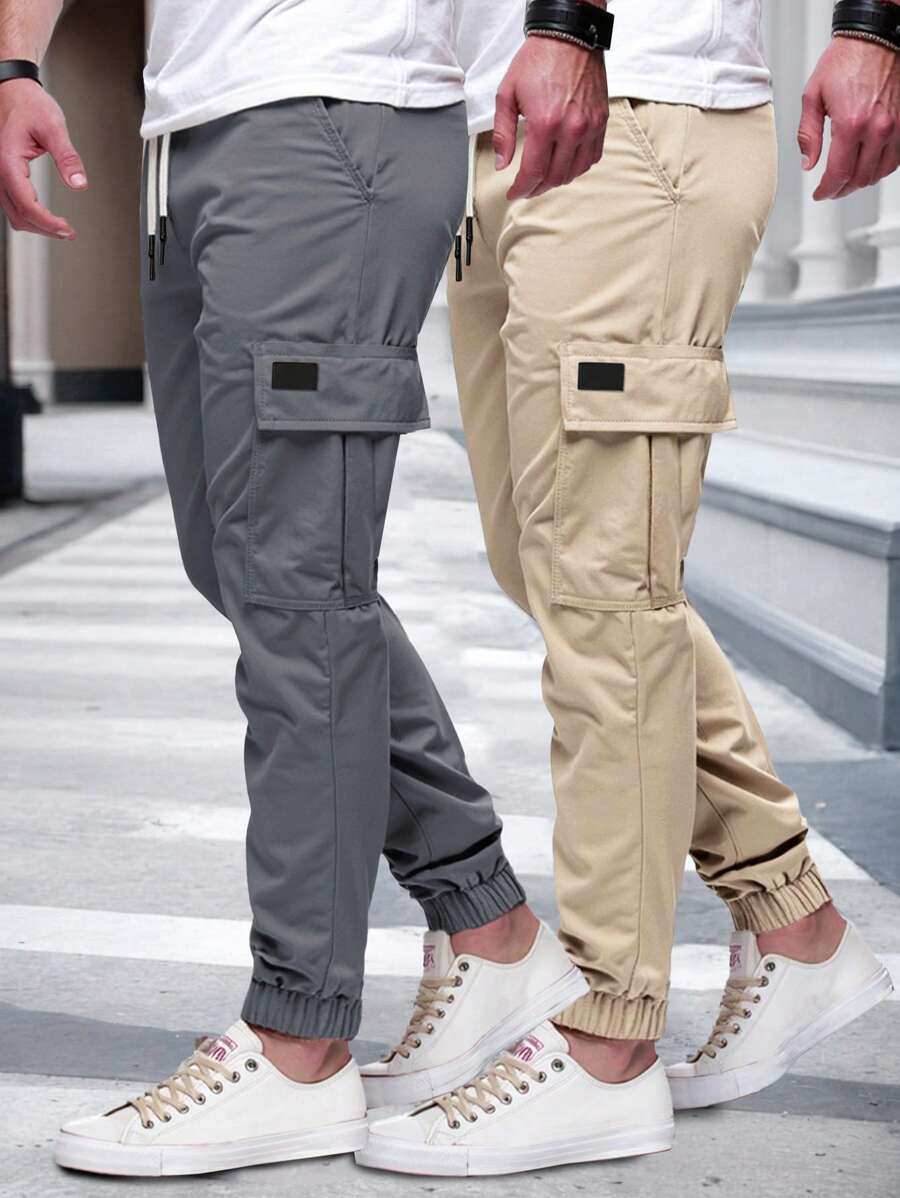RICCARDO | SEIDEN BELT JOGGERS CARGO MAT POCHEN