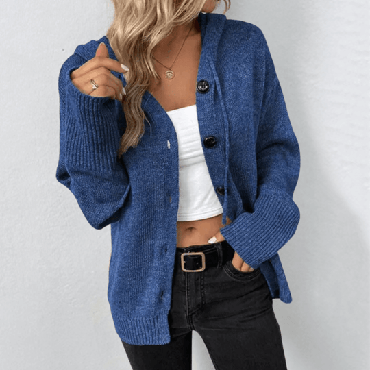 Brittan | Strickcardigan mat Knäppe