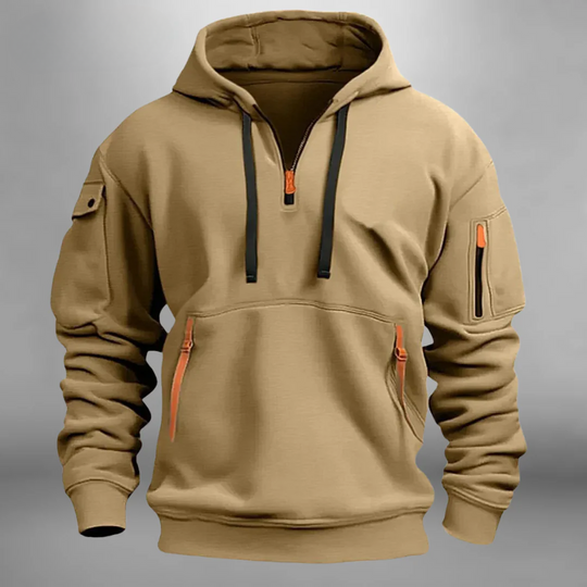 DUMONT LYON | MANN SWEATSHIRT MAT KAPUCHE MEE GËLLT