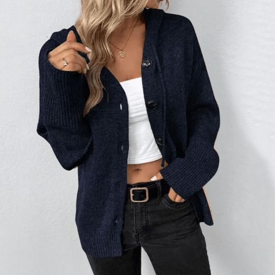 Brittan | Strickcardigan mat Knäppe