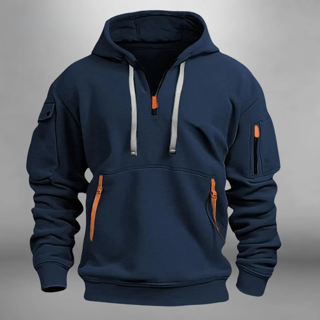 DUMONT LYON | MANN SWEATSHIRT MAT KAPUCHE MEE GËLLT