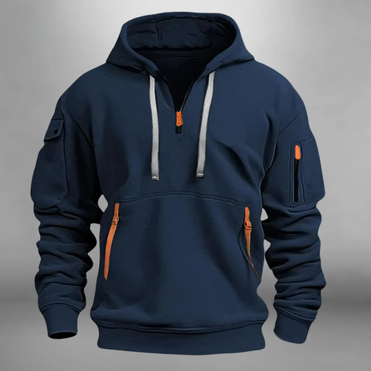 DUMONT LYON | MANN SWEATSHIRT MAT KAPUCHE MEE GËLLT