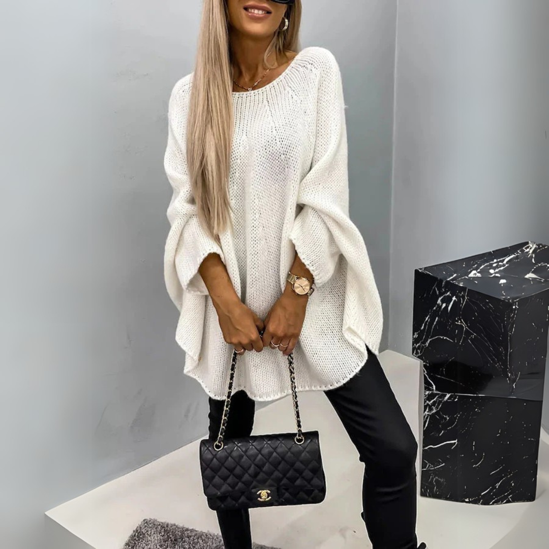 Isabelle | Eleganten Damenspullover mat Ronnhals