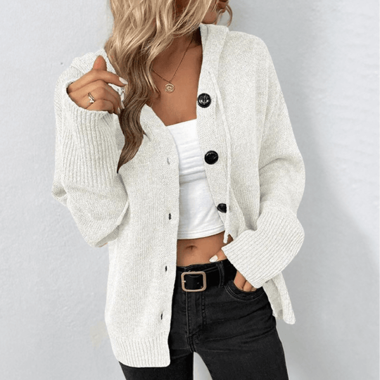 Brittan | Strickcardigan mat Knäppe