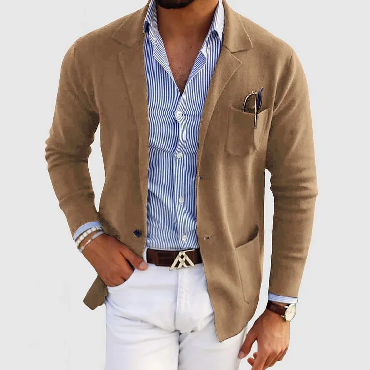DUMONT LYON | LUXÉIÖS BLAZER FÜR HÄRREN AUS ROMANTESCHEM MATERIAL