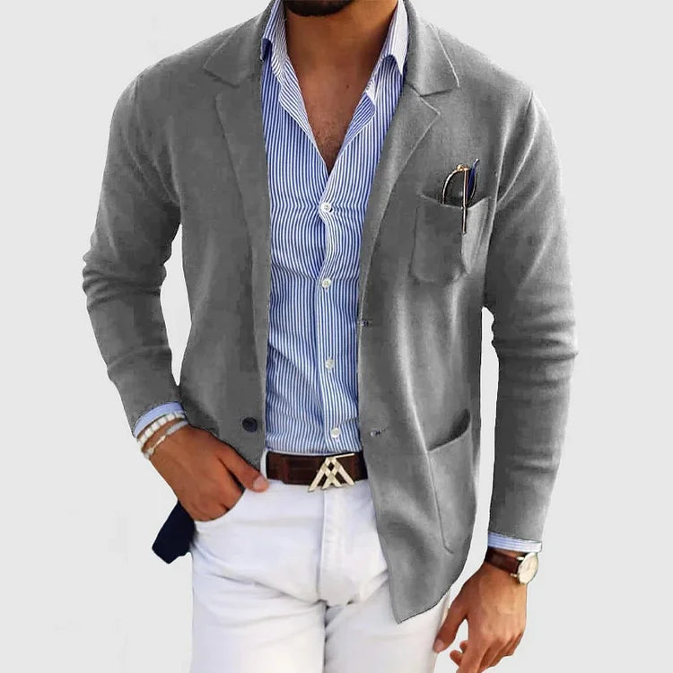 DUMONT LYON | LUXÉIÖS BLAZER FÜR HÄRREN AUS ROMANTESCHEM MATERIAL