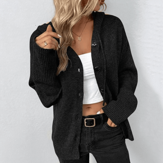 Brittan | Strickcardigan mat Knäppe