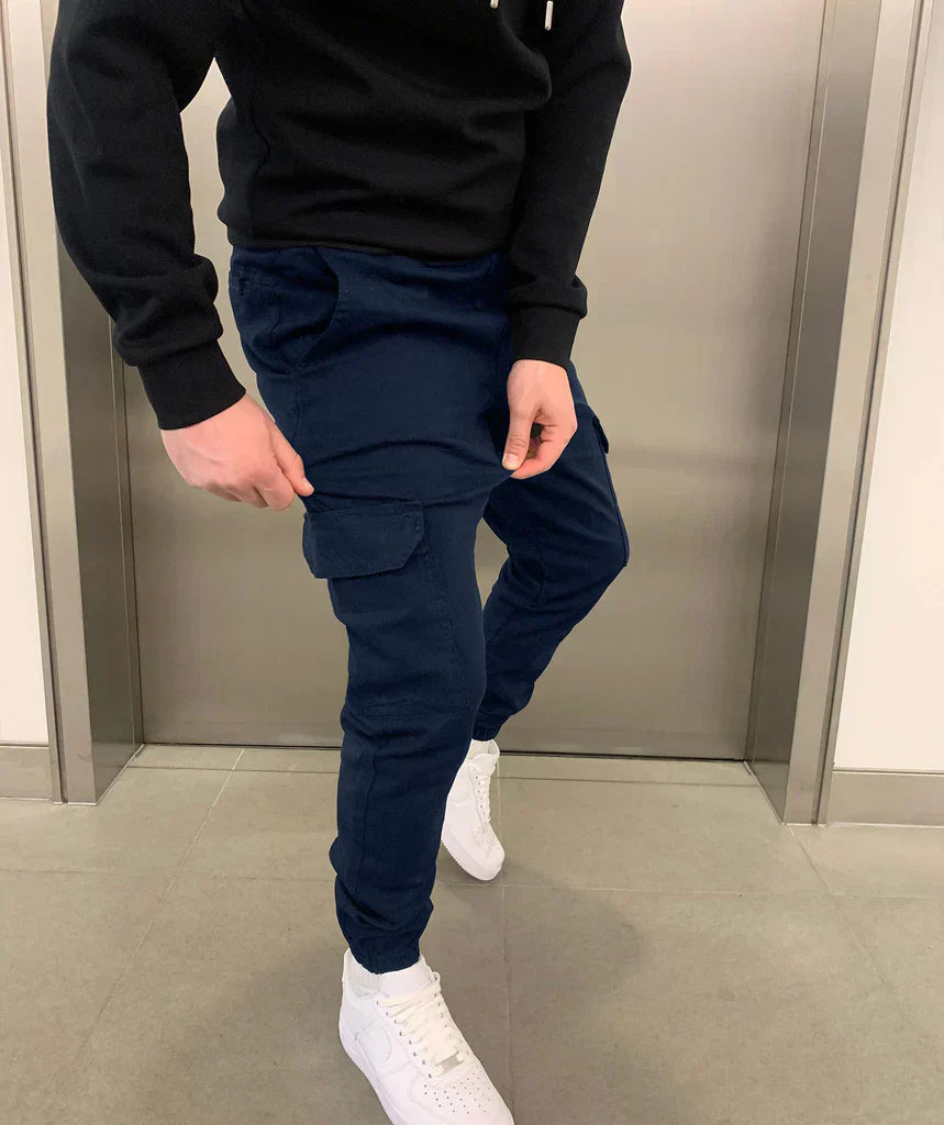 DAVIDE | CARGO PANTALONEN JOGGER FIR Froe