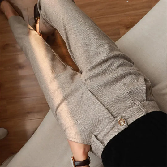Präzisen Maacht elegant Hosen aus reiner Wolle