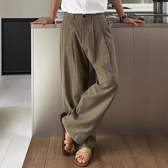 LOUIS | LEINEN HOSEN AM BREITEN BEIN
