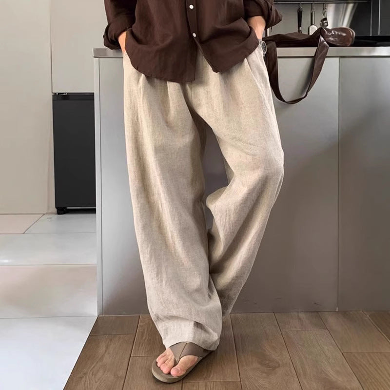 LOUIS | LEINEN HOSEN AM BREITEN BEIN