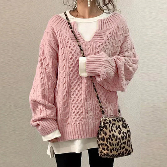 STACY | Iwwersch wholesale Stréckpullover
