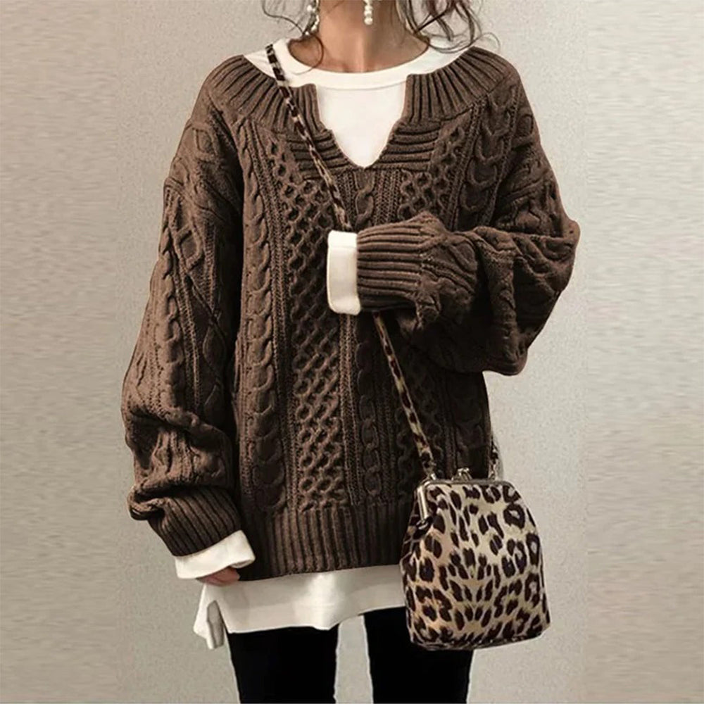 STACY | Iwwersch wholesale Stréckpullover