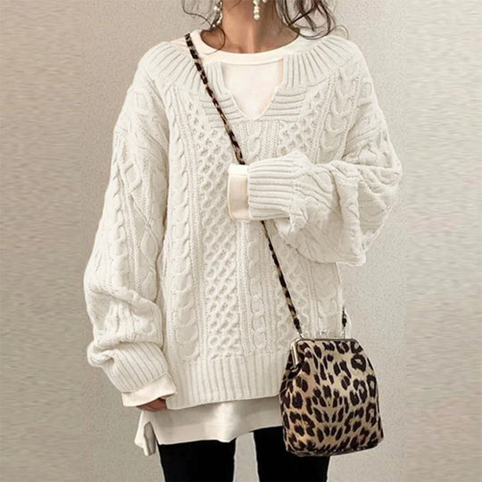 STACY | Iwwersch wholesale Stréckpullover