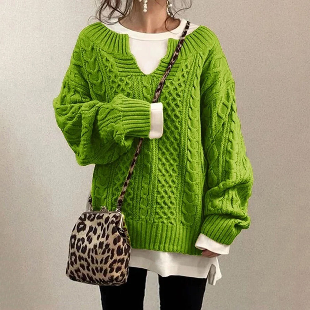 STACY | Iwwersch wholesale Stréckpullover