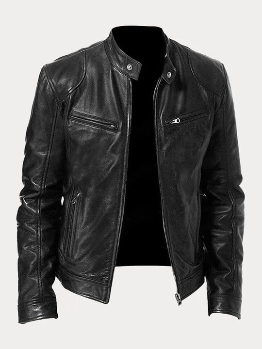 DUMONT LYON™ | Entspannt Lederjacke