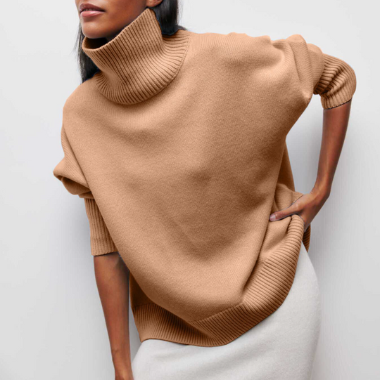 Amelia | Eleganten Stréck-Dolcevita-Pullover