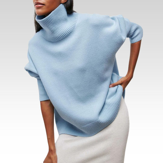 Amelia | Eleganten Stréck-Dolcevita-Pullover
