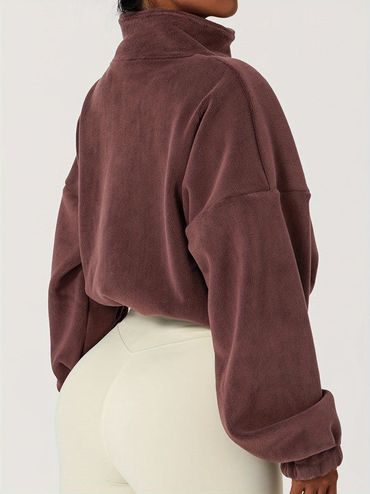 Velexia | Fleece-Kuerz-Topp