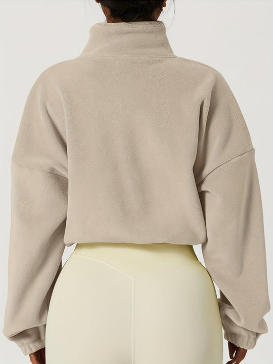 Velexia | Fleece-Kuerz-Topp