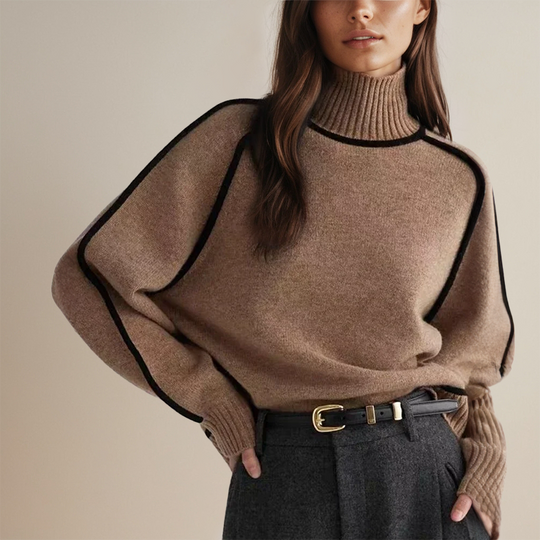 Lara | Damenpullover mat Rollkragen