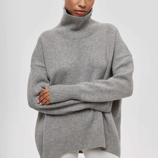 Amelia | Eleganten Stréck-Dolcevita-Pullover