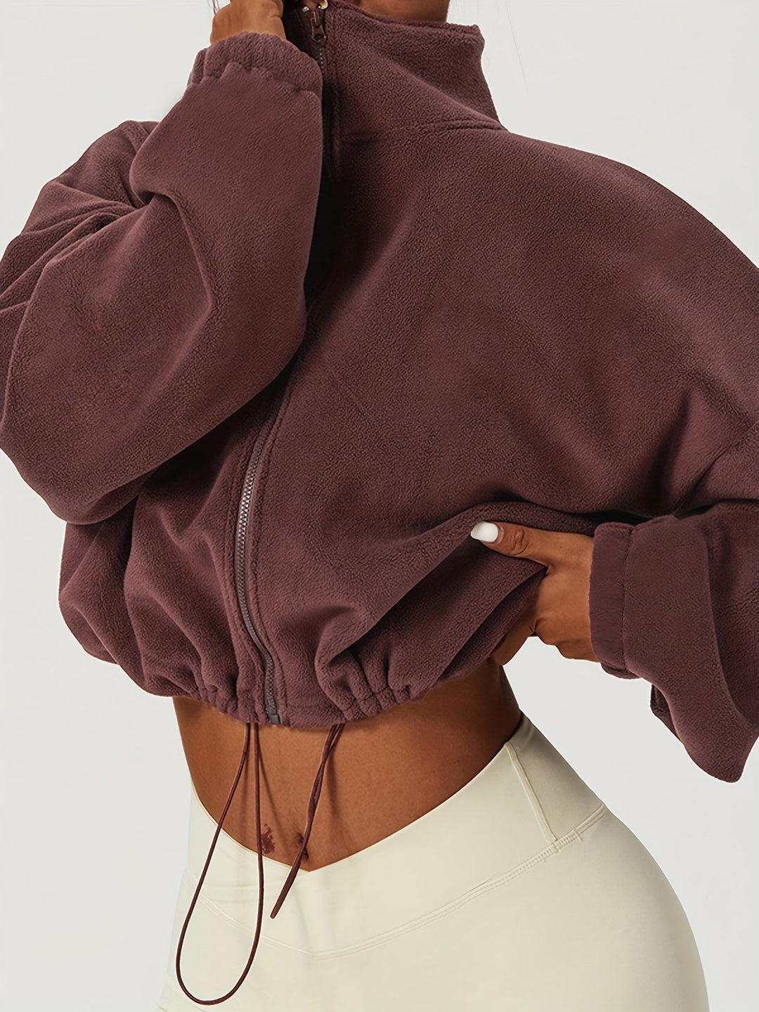 Velexia | Fleece-Kuerz-Topp