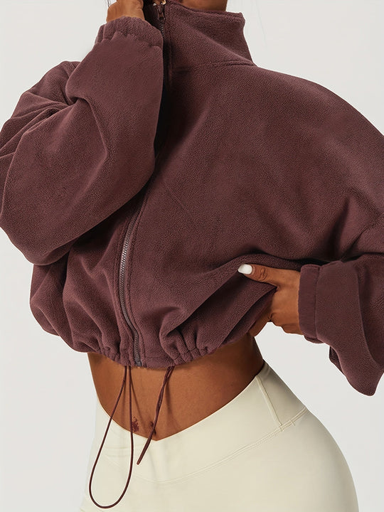 Velexia | Fleece-Kuerz-Topp