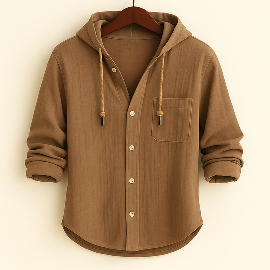 DUMONT LYON™ | LUXUS Baumwoll-Hoodie mat Kapuze