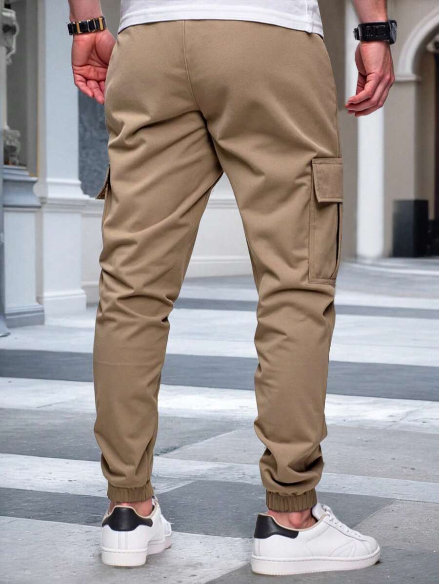 RICCARDO | SEIDEN BELT JOGGERS CARGO MAT POCHEN