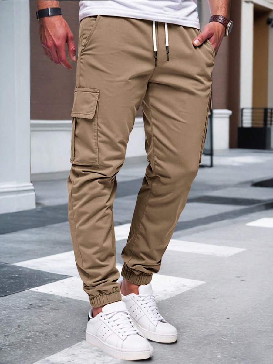 RICCARDO | SEIDEN BELT JOGGERS CARGO MAT POCHEN
