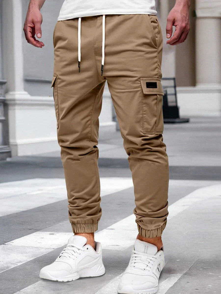 RICCARDO | SEIDEN BELT JOGGERS CARGO MAT POCHEN