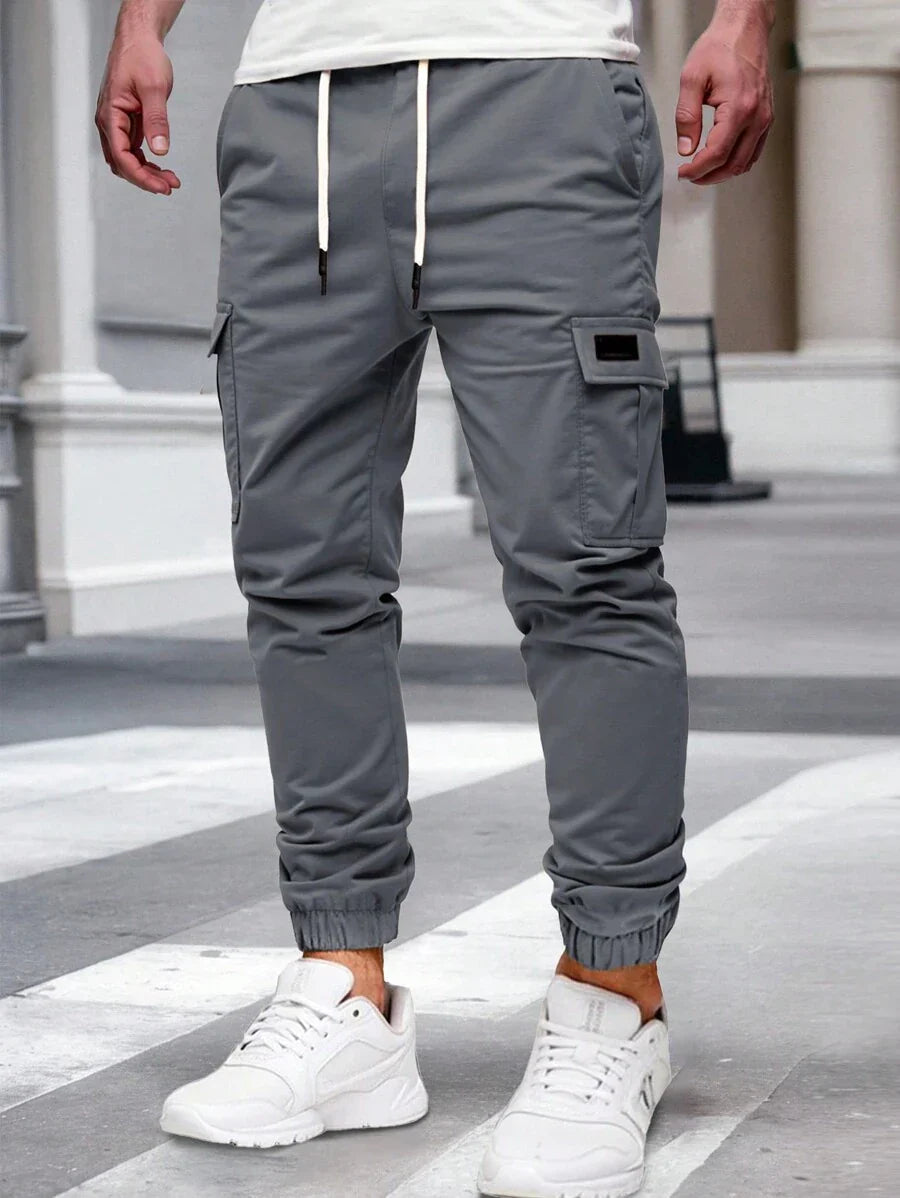 RICCARDO | SEIDEN BELT JOGGERS CARGO MAT POCHEN