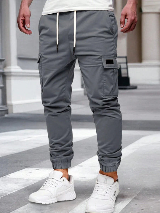 RICCARDO | SEIDEN BELT JOGGERS CARGO MAT POCHEN