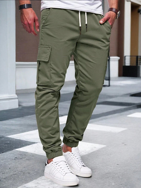 RICCARDO | SEIDEN BELT JOGGERS CARGO MAT POCHEN
