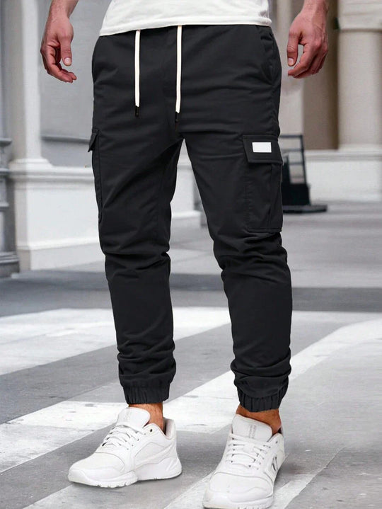 RICCARDO | SEIDEN BELT JOGGERS CARGO MAT POCHEN