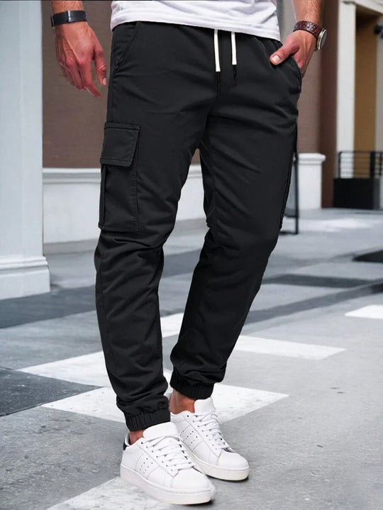 RICCARDO | SEIDEN BELT JOGGERS CARGO MAT POCHEN