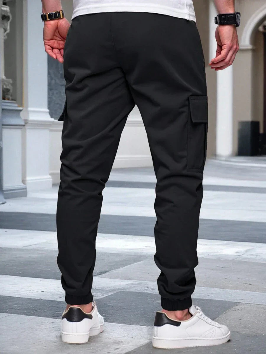 RICCARDO | SEIDEN BELT JOGGERS CARGO MAT POCHEN
