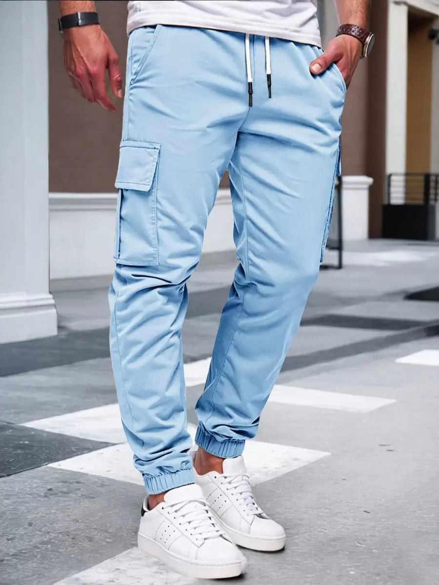 RICCARDO | SEIDEN BELT JOGGERS CARGO MAT POCHEN