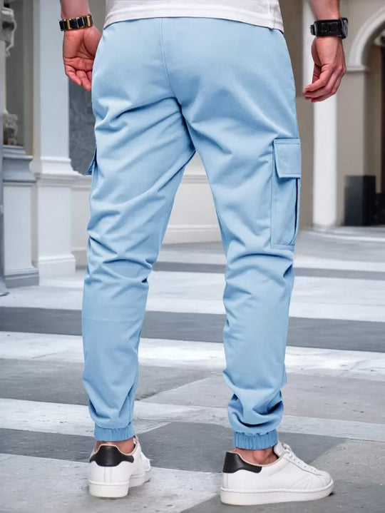 RICCARDO | SEIDEN BELT JOGGERS CARGO MAT POCHEN