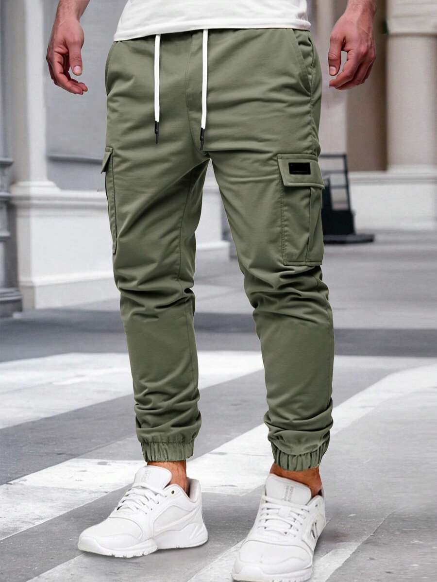 RICCARDO | SEIDEN BELT JOGGERS CARGO MAT POCHEN