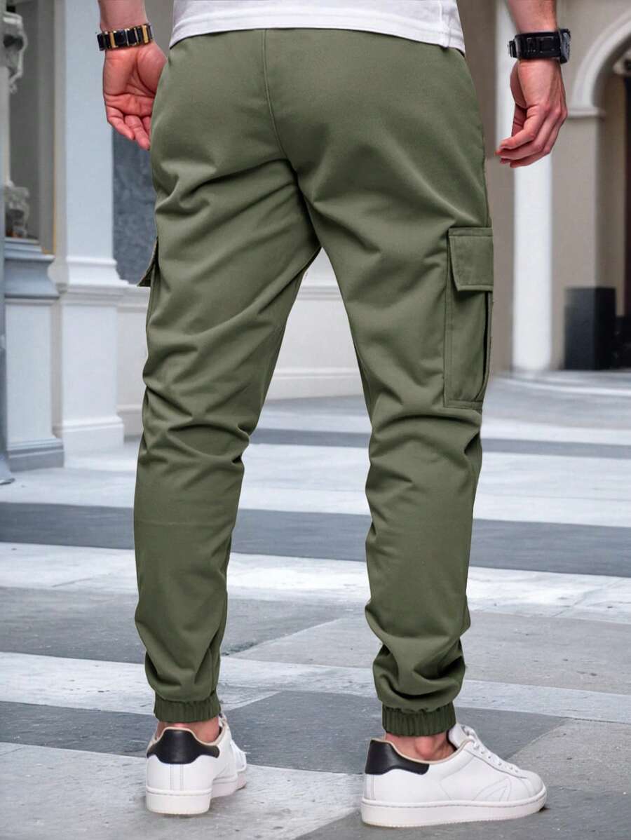 RICCARDO | SEIDEN BELT JOGGERS CARGO MAT POCHEN