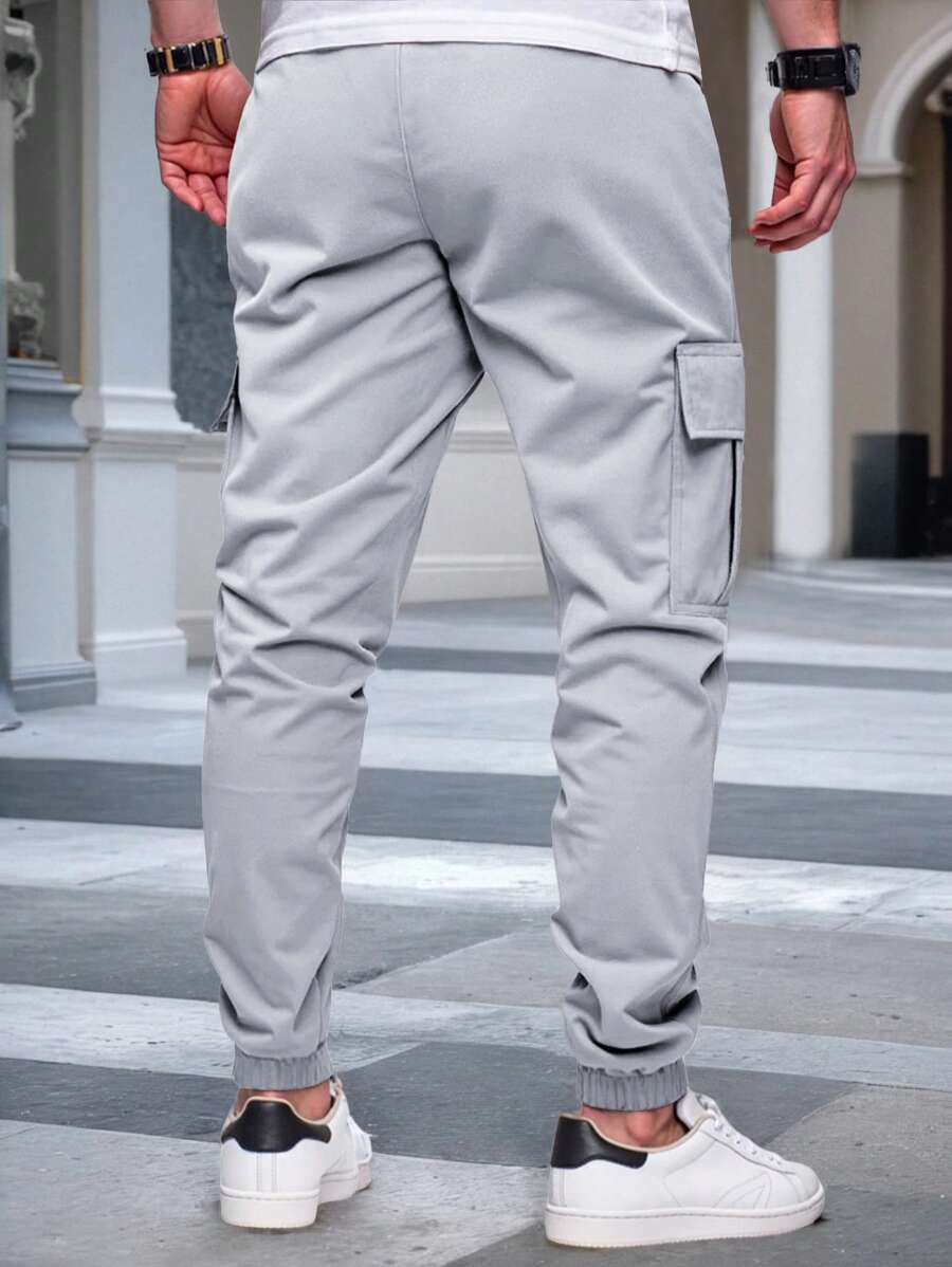 RICCARDO | SEIDEN BELT JOGGERS CARGO MAT POCHEN