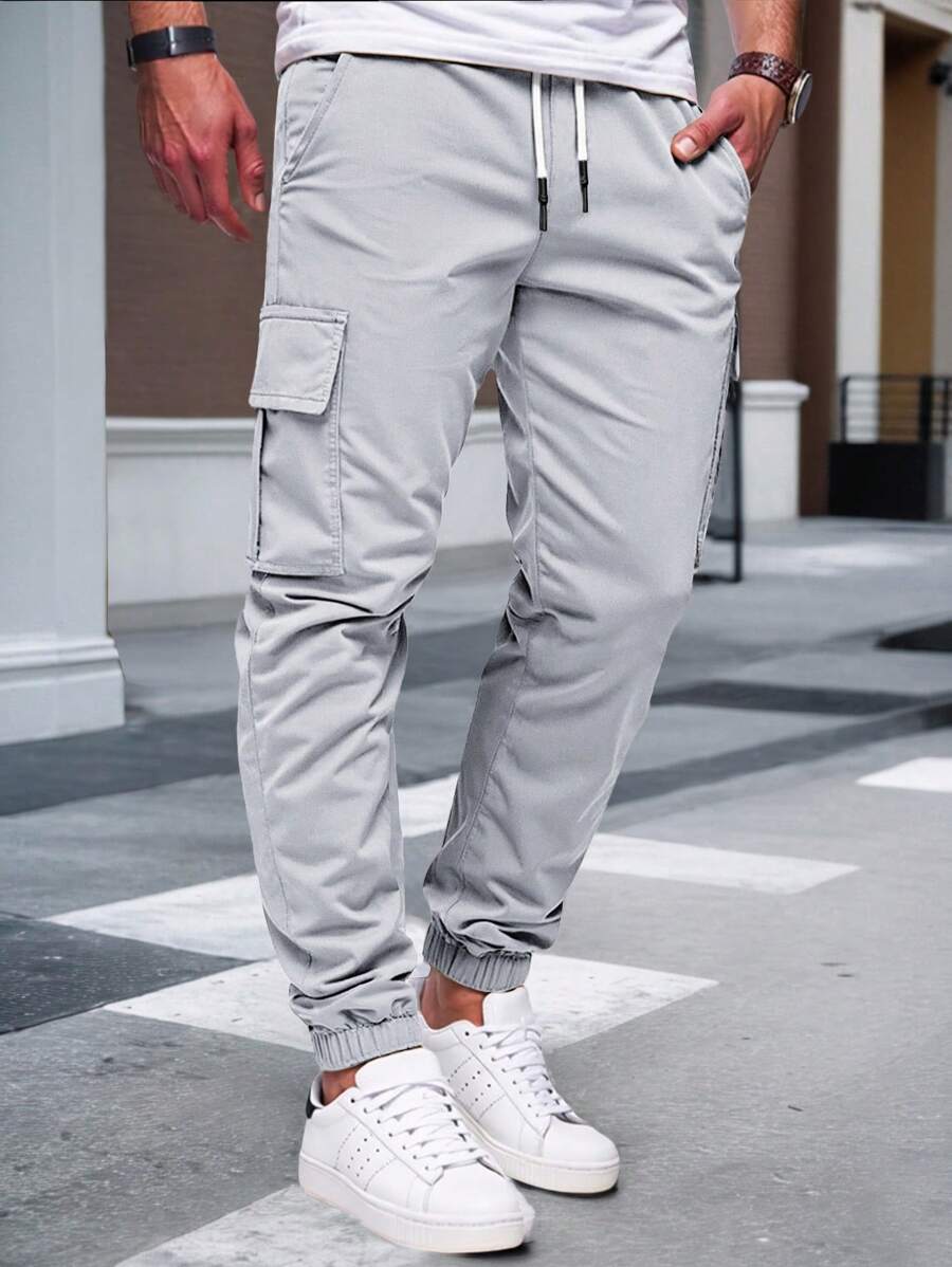 RICCARDO | SEIDEN BELT JOGGERS CARGO MAT POCHEN