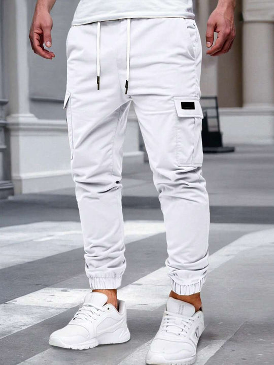 RICCARDO | SEIDEN BELT JOGGERS CARGO MAT POCHEN