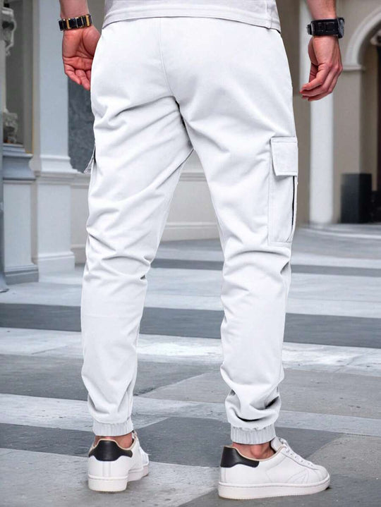RICCARDO | SEIDEN BELT JOGGERS CARGO MAT POCHEN