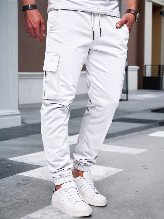 RICCARDO | SEIDEN BELT JOGGERS CARGO MAT POCHEN