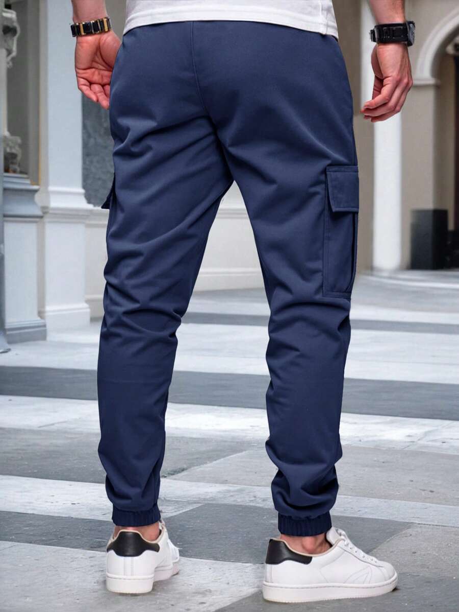 RICCARDO | SEIDEN BELT JOGGERS CARGO MAT POCHEN